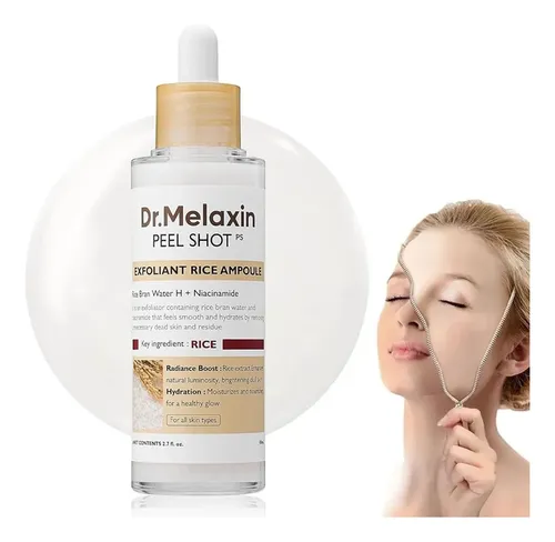 Dr. Melaxin Peel Shot Exfoliante Rice Ampoule 80ml K-beauty
