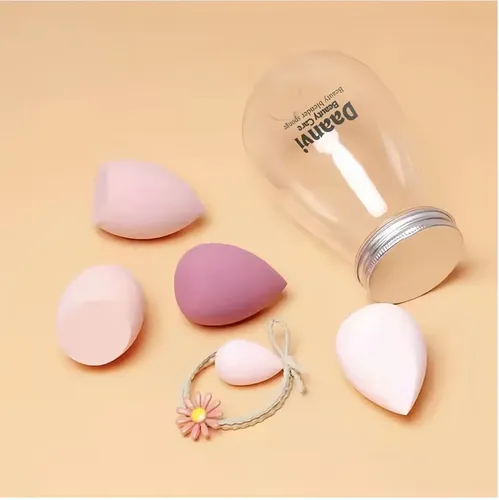 C Juego Y Huevos Y Belleza Y Tubo 5pcs Uso Húmedo Y Seco
