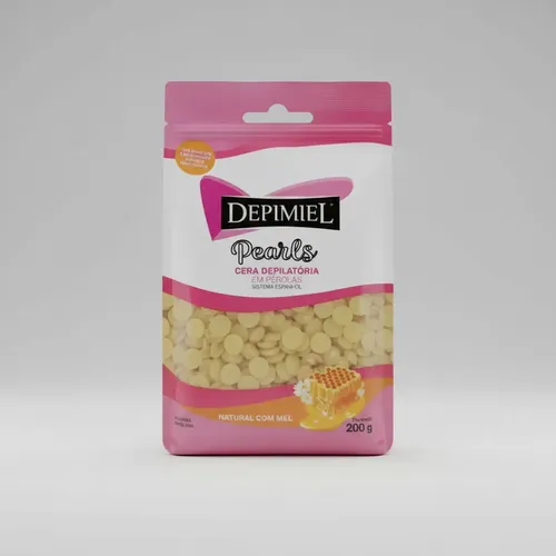 Cera Depilatoria en Perlas Depimiel Natural para Sistema Español 200g