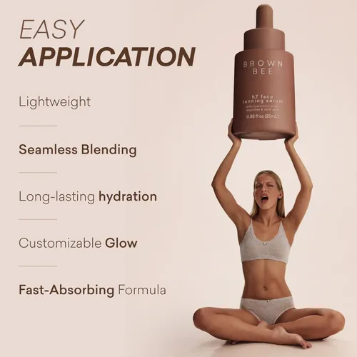 Suero Bronceador Facial Brown Bee H7 25 Ml Hidratante