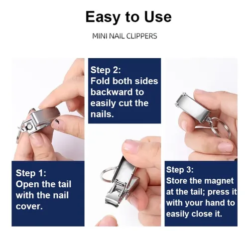 Cortaúñas Mini Plegable Portátil