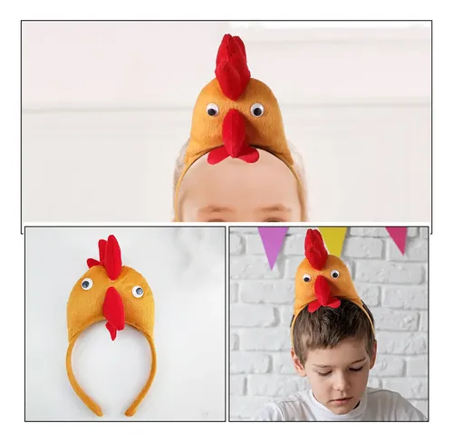 Cintas De Pelo Gallo Niñas Diademas Caricatura Pascua