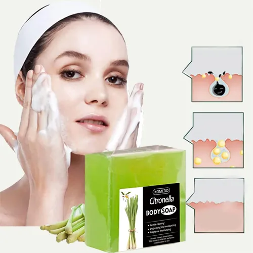 Jabón Komedo Citronela 2 En 1 Gel Corporal De Hierba Limón 2