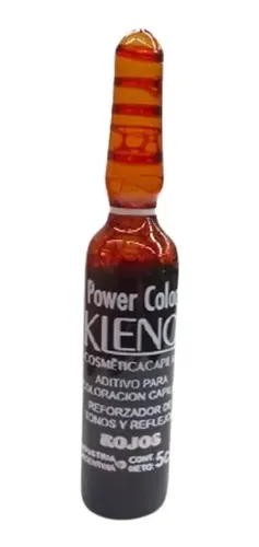 Ampolla Power Color Kleno Potenciador De Tonos Rojos X 3