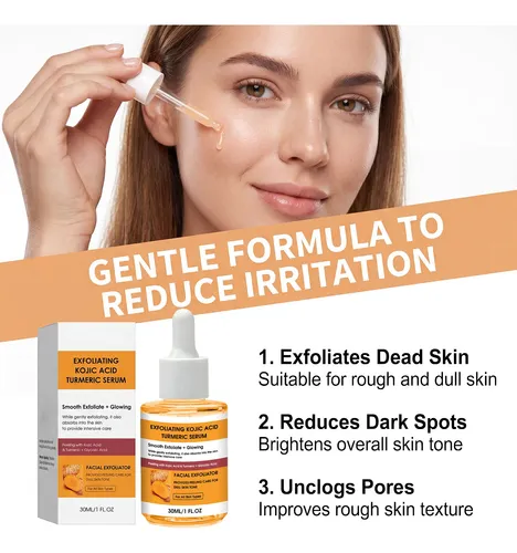 Esencia De Ácido De Kojic, Cúrcuma Y Keratina
