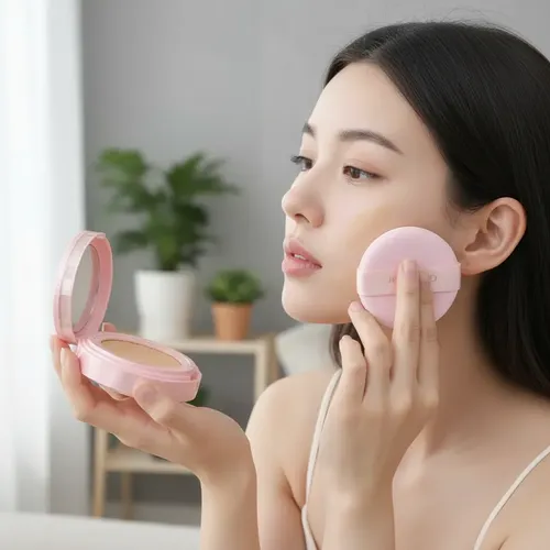 Cushion Base Maquillaje Hidratante Coreana Cobertura Media