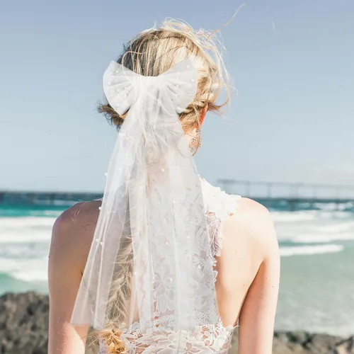 Accesorio Para Peinado De Novia Con Lazo