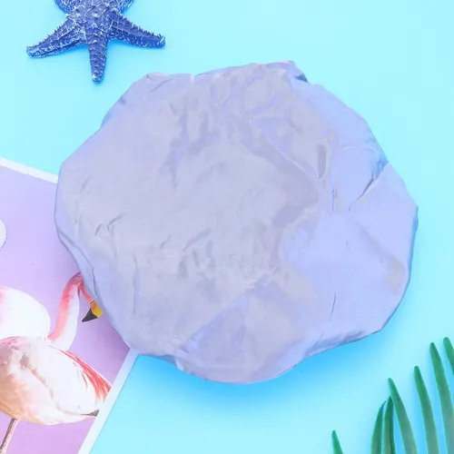 Gorro De Ducha Blanco Impermeable Para Protección Y Estilo Blanco