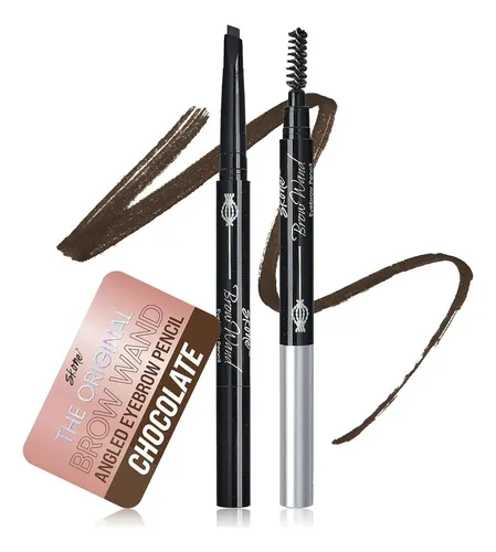 Lápiz De Cejas Retráctil Impermeable Skone Chocolate +
