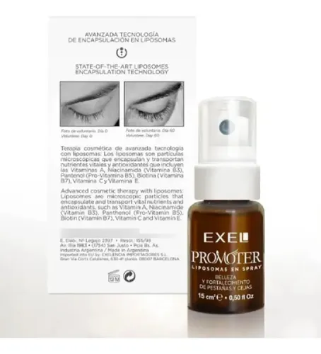 Exel Promoter Cejas Y Pestañas 15ml Incentivador Crecimiento