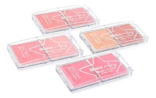 Paleta De Rubor Duo Blush Dos Colores Glow Ribes Skora