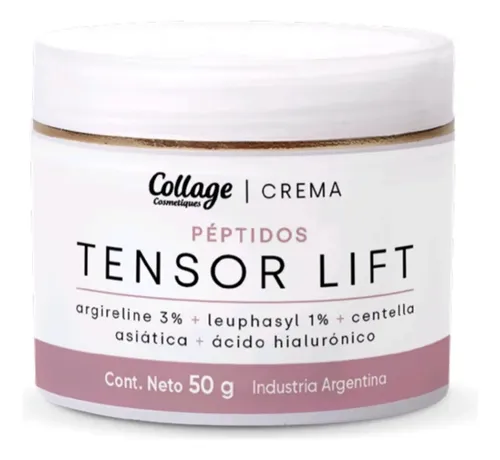Crema Péptidos Tensor Lift Argireline3% Hialurónico Collage