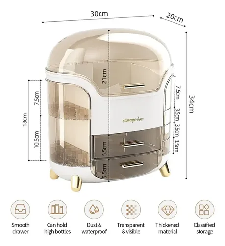 Organizador Porta Cosmeticos Maquillaje Makeup Grande