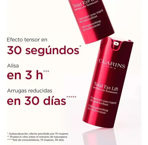 Serum Antiedad Ojos Clarins Total Eye Lift Replenishing 15ml