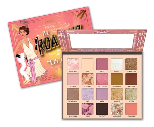 Paleta De Sombras Para Ojos Mate Brillante 20 Tonos Rude Cosmetics