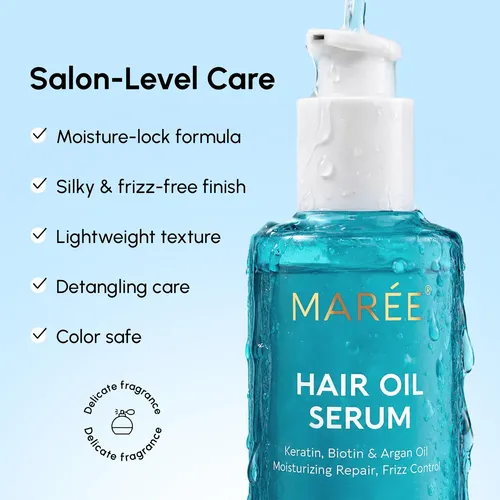Aceite Capilar Maree Argán Keratina 2x100ml Antifrizz