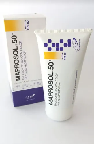 Lda Protector Emulsion Facial Color Maprosol 50 X 2 Unidades
