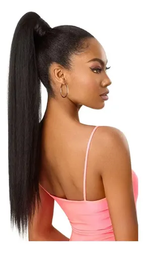 Ponytail Wrap Outre Rápido Para Cabello Kinky/straight 61cm