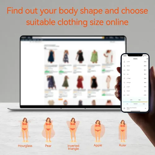 Fita Métrica Inteligente Body Con App Fitdays Mo-fs