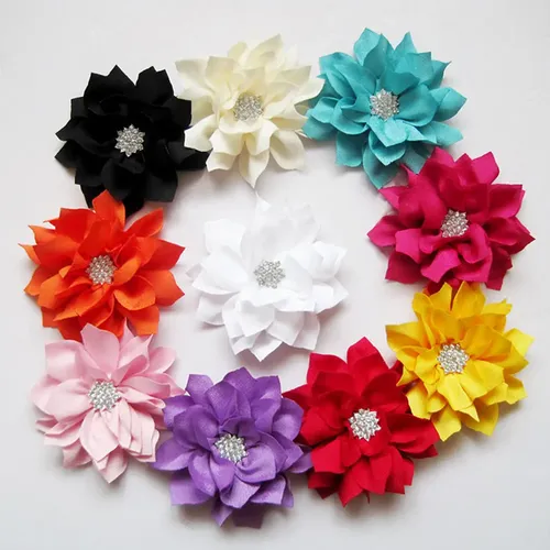 12 Accesorios Para El Pelo Con Forma De Loto (sin Pinzas)