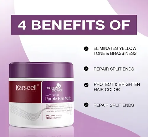 Karseell Maca Power Máscara Matizadora Morada Original