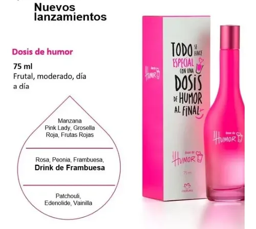 Perfume Natura Dose De Humor Femenino 75 ml
