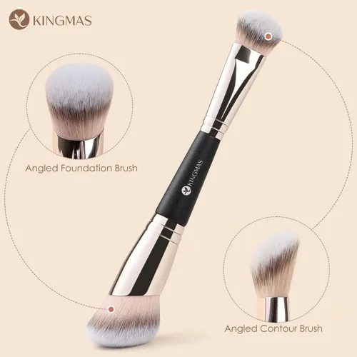 Brocha De Maquillaje Kingmas Para Base O Corrector, 2 Unidad