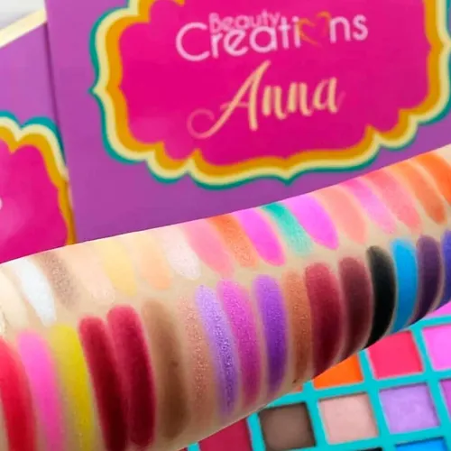 Paleta De Sombras Beauty Creations Modelos De Princesas Color De La Sombra Anna