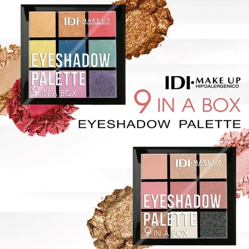 Idi Paleta Sombra Hipoalergenica 9 In A Box Eyeshadow Makeup Color 02 Nude