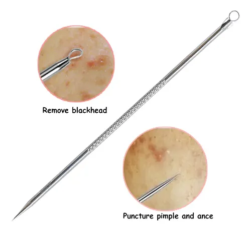 Juego De Agujas Para Eliminar Comedones Del Acné Blackhead I