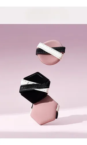 Set De 3 Esponjas De Maquillaje En Forma De Lágrima Con Dobl