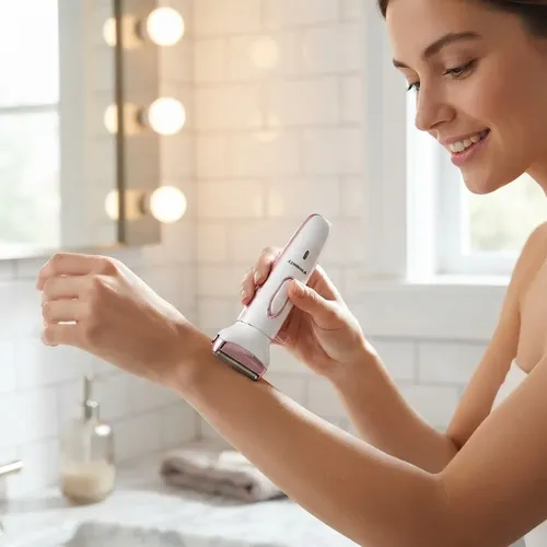 Depiladora Eléctrica Mujer Kit 4 En 1 Recargable Inalámbrica