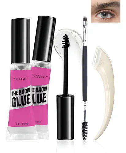 Gel De Cejas Transparente Fijación Fuerte 2 Unidades