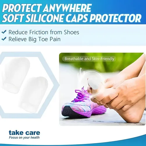 40 Piezas Silicona Anti-fricción Protector Dedo Longzhou