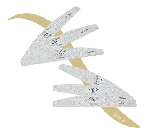 Lima Cg X5 Unidades 200/240 Uñas Esculpidas Manicuria Profes