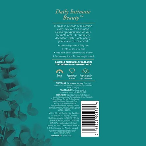 Gel Íntimo Daily Spa Summer’s Eve 355ml X3