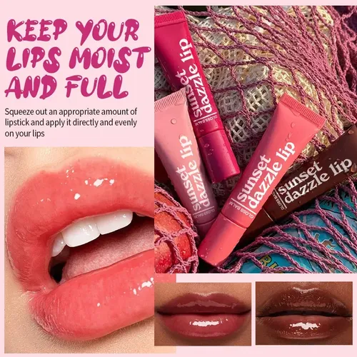 Brillo Labial Hidratante Efecto Espejo 6 Colores