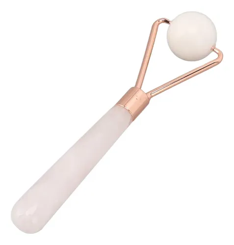 Rodillo De Jade Verde Para Masaje Facial Y Antipuff