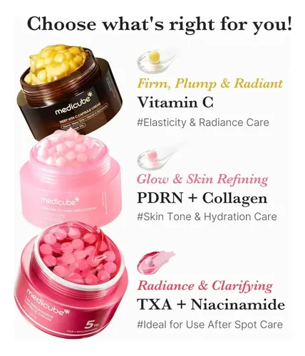 Medicube PDRN Pink Collagen Crema en Cápsulas