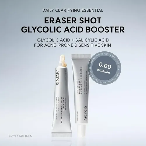 Arencia Eraser Shot Glycolic Acid Booster Serum Exfoliante Normal Día/noche