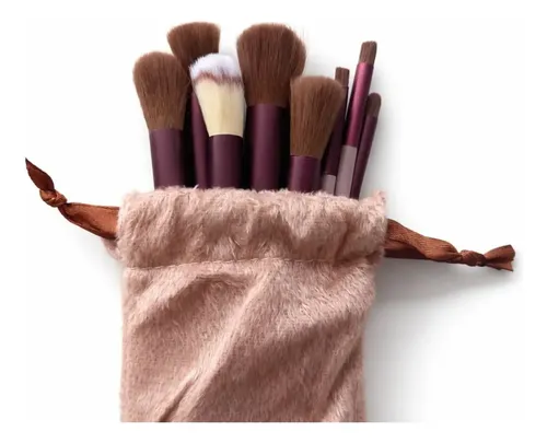 Set 15 Pinceles De Maquillaje Profesionales Con Estuche