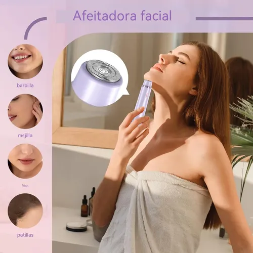 Depiladora Eléctrica Para Mujer Eliminación Vello Corporal