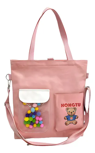 Bolso De Hombro De Lona De Estilo Coreano Para !