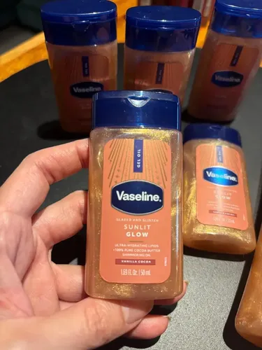 Vaseline Cocoa Body Oil Shimmer 50 Ml Tamaño Viajero Vainilla Cocoa