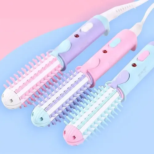 Q Plancha Amarilla 2 En 1 Portátil Para Cabello