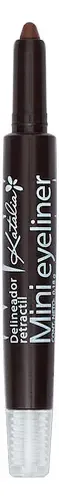 Delineador Retráctil De Ojos Mini Eyeliner Acabado Mate Color Marrón