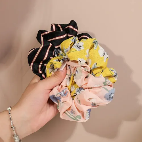 20 Scrunchies Accesorios For Cabello De Estilo Floral