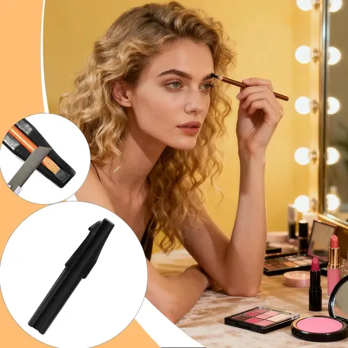 Sacapuntas Manual Portátil Preciso Para Maquillaje Cejas