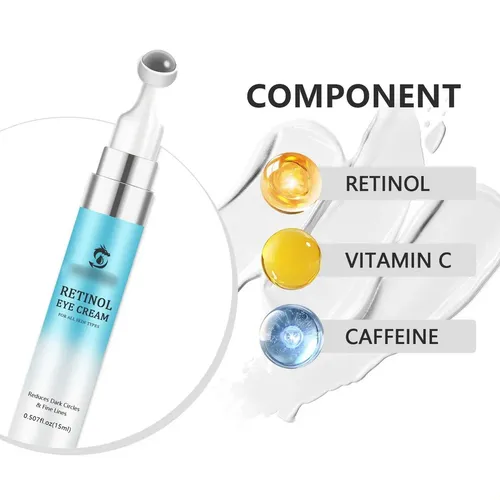 Crema De Ojos Con Rodillo Refrescante Para Todo Tipo De Piel