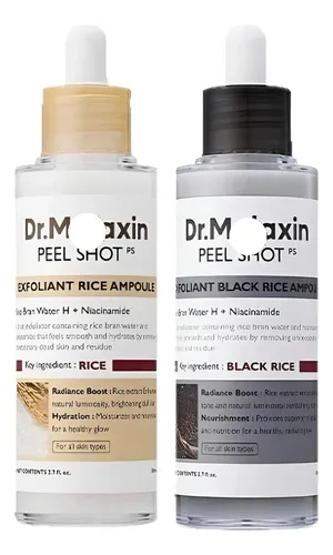 * Xt Y Jd Dr. Mel-axin Dúo De Ampollas Arroz Peel Shot